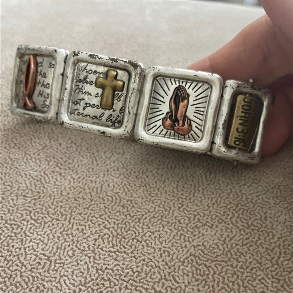 Religious Bracelet with Symbols